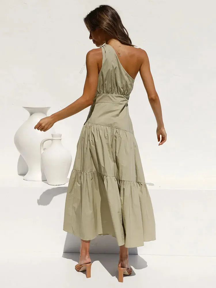 Feathers Strapless Sleeveless Split Hem Evening Maxi Dress