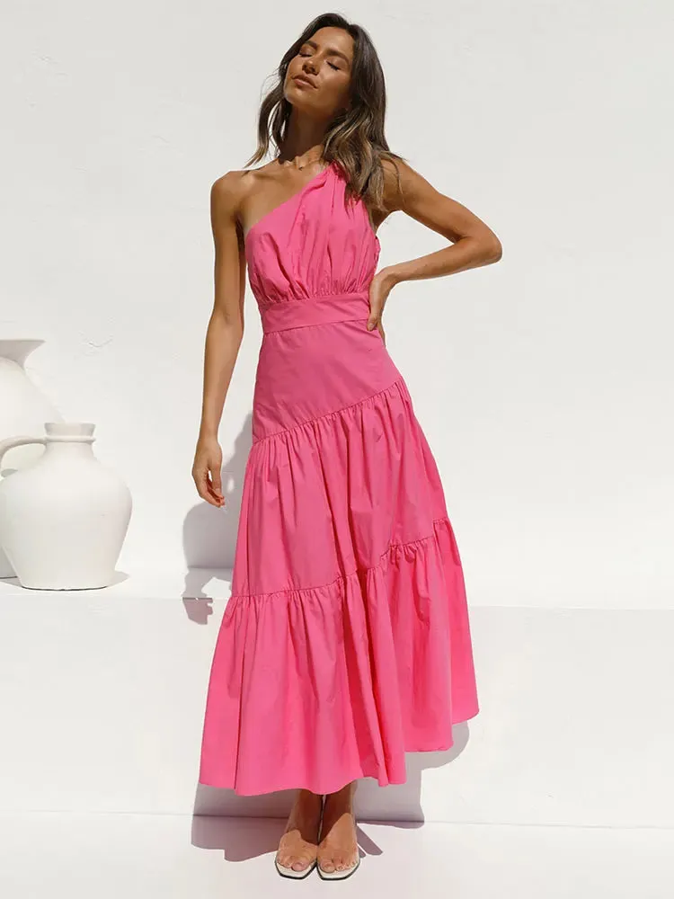 Feathers Strapless Sleeveless Split Hem Evening Maxi Dress