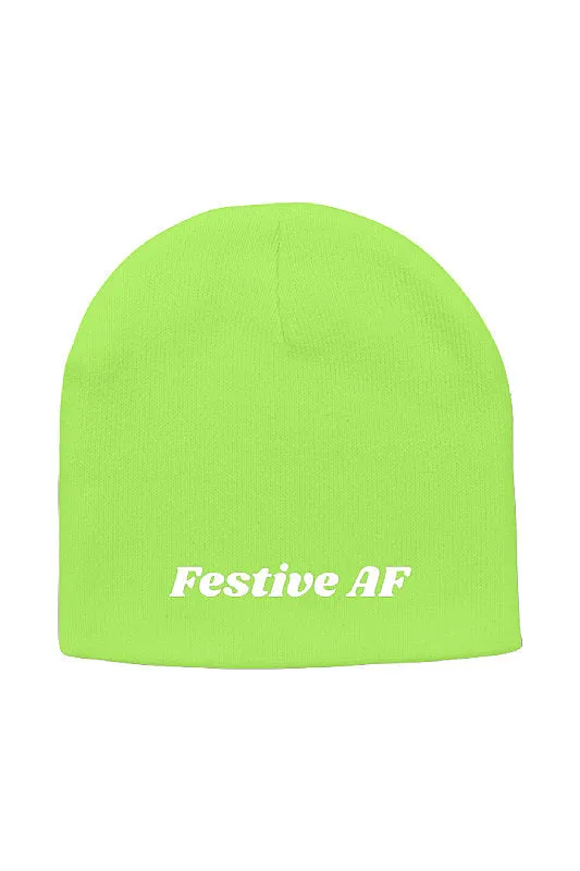 Festive AF Knit Beanie