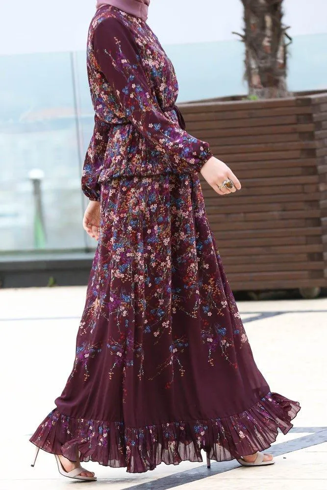 Floral Elegance Maxi Dress