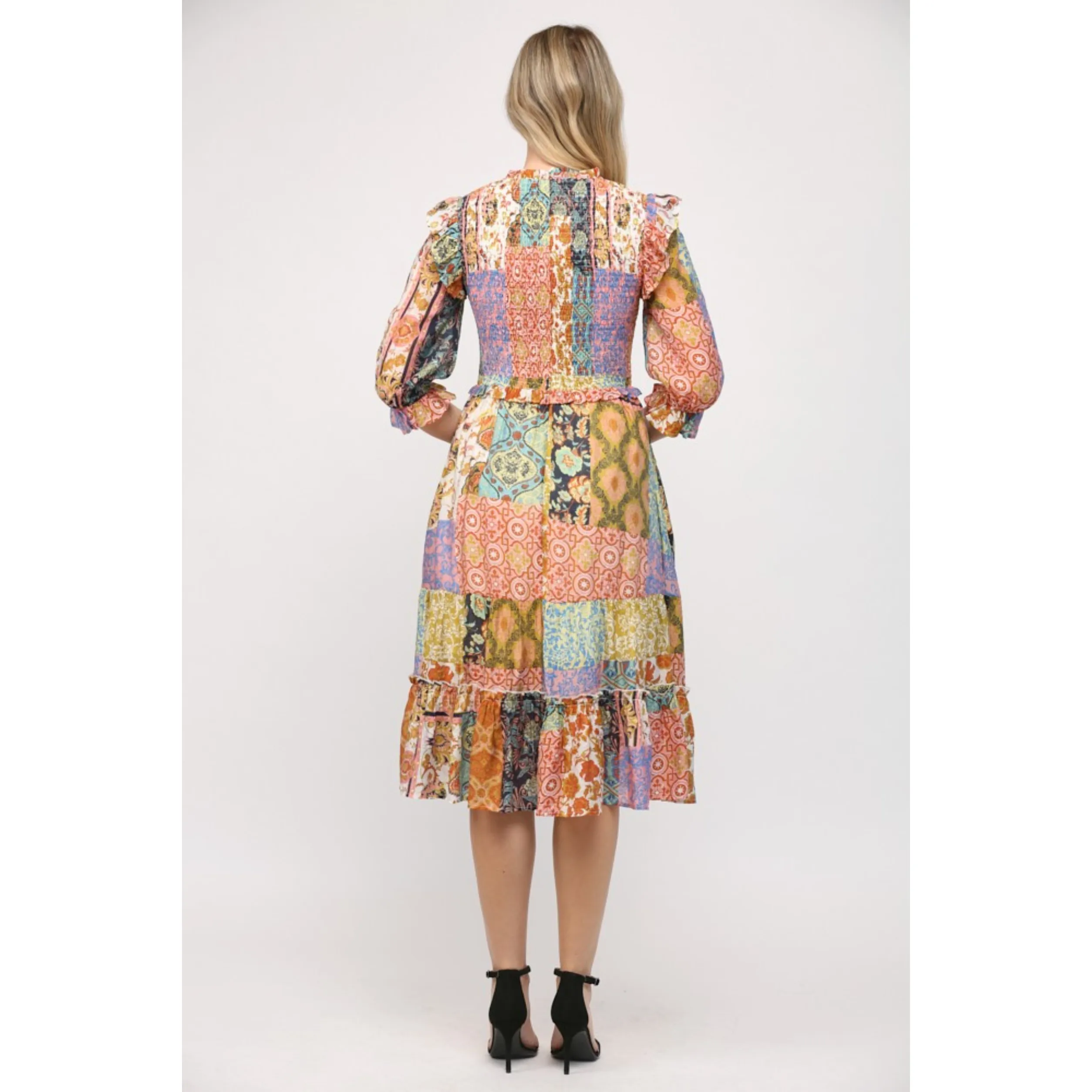 For The Love Of Patchwork Dress