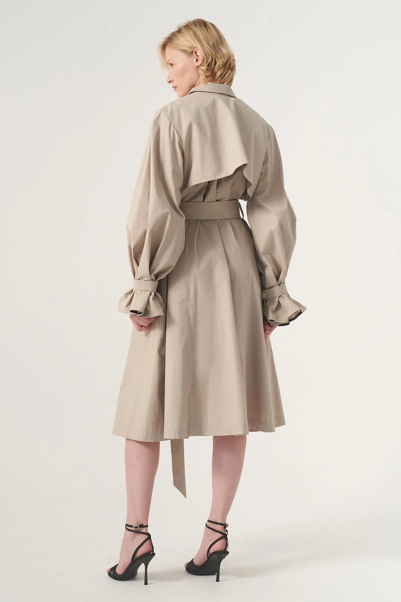 Front button Trench coat