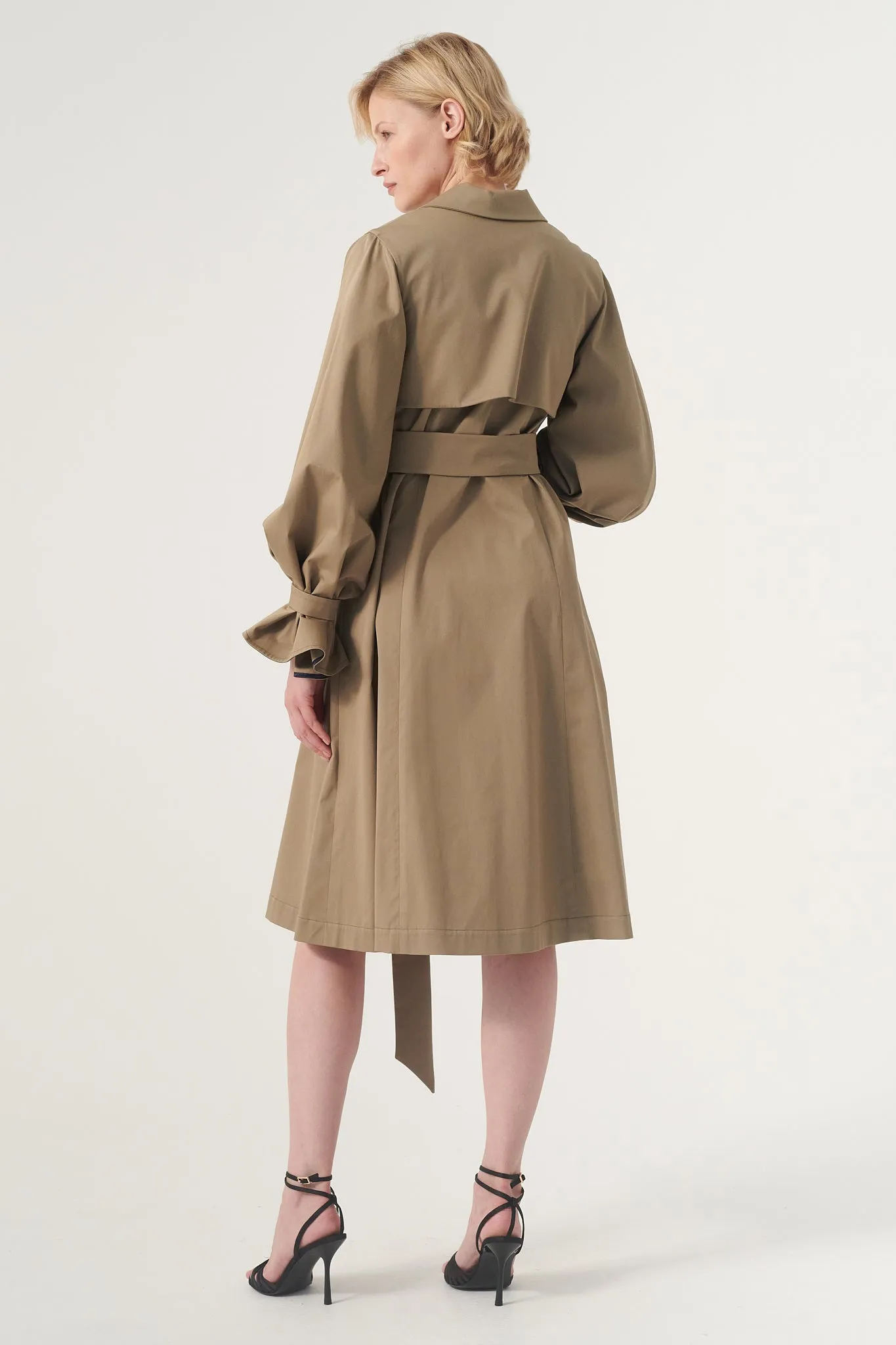 Front button Trench coat