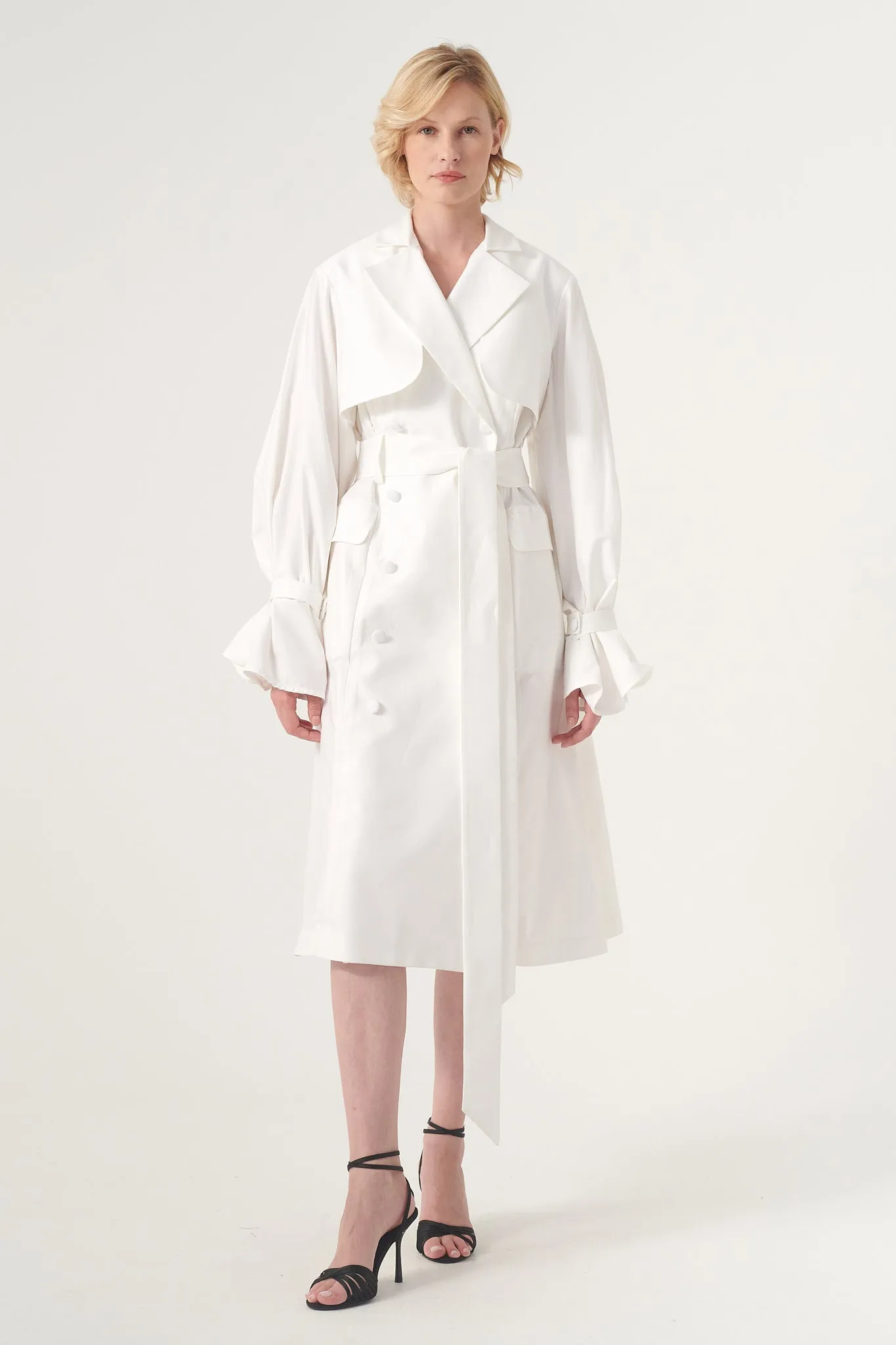 Front button Trench coat