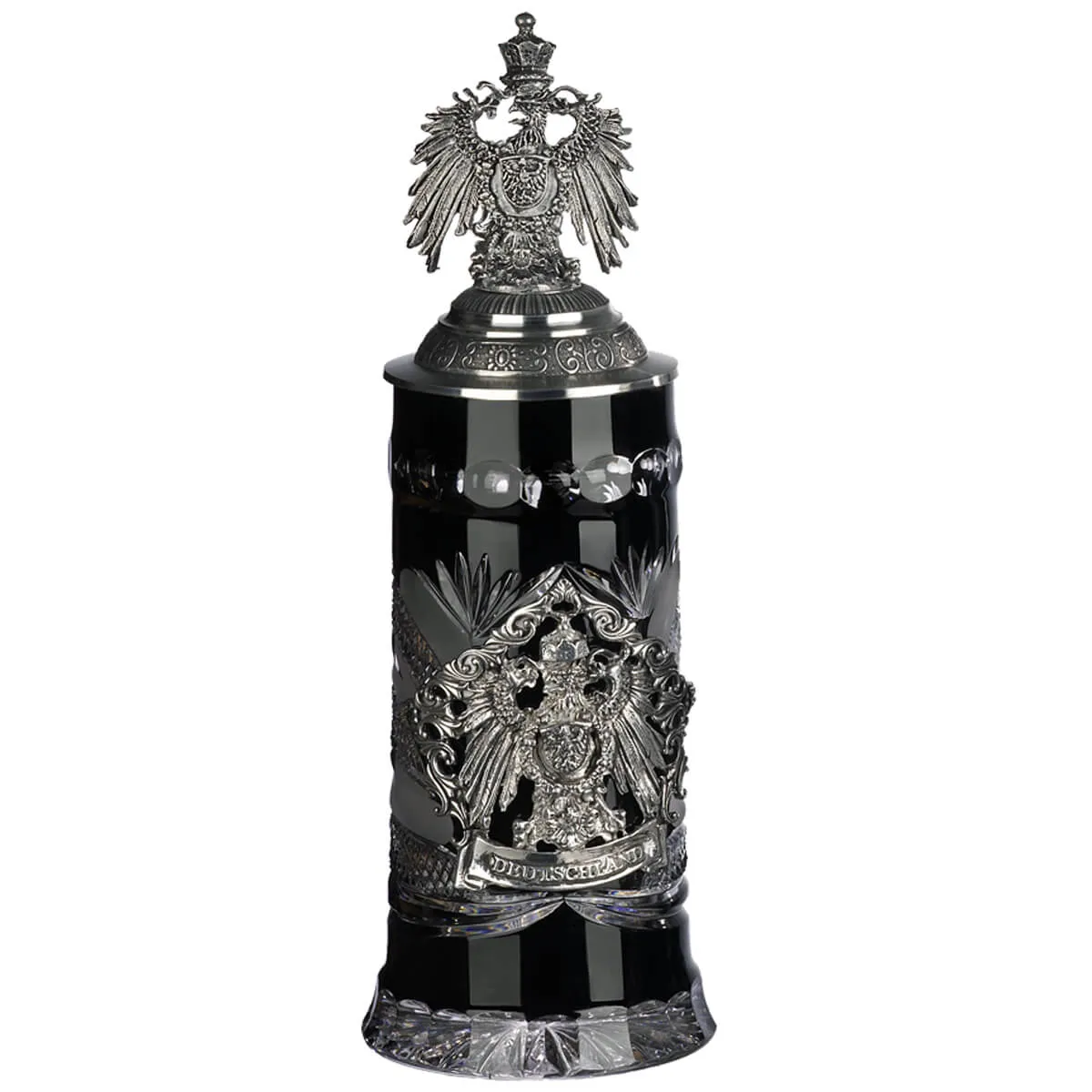 German Beer Stein - Lord of Crystal - Black .5L