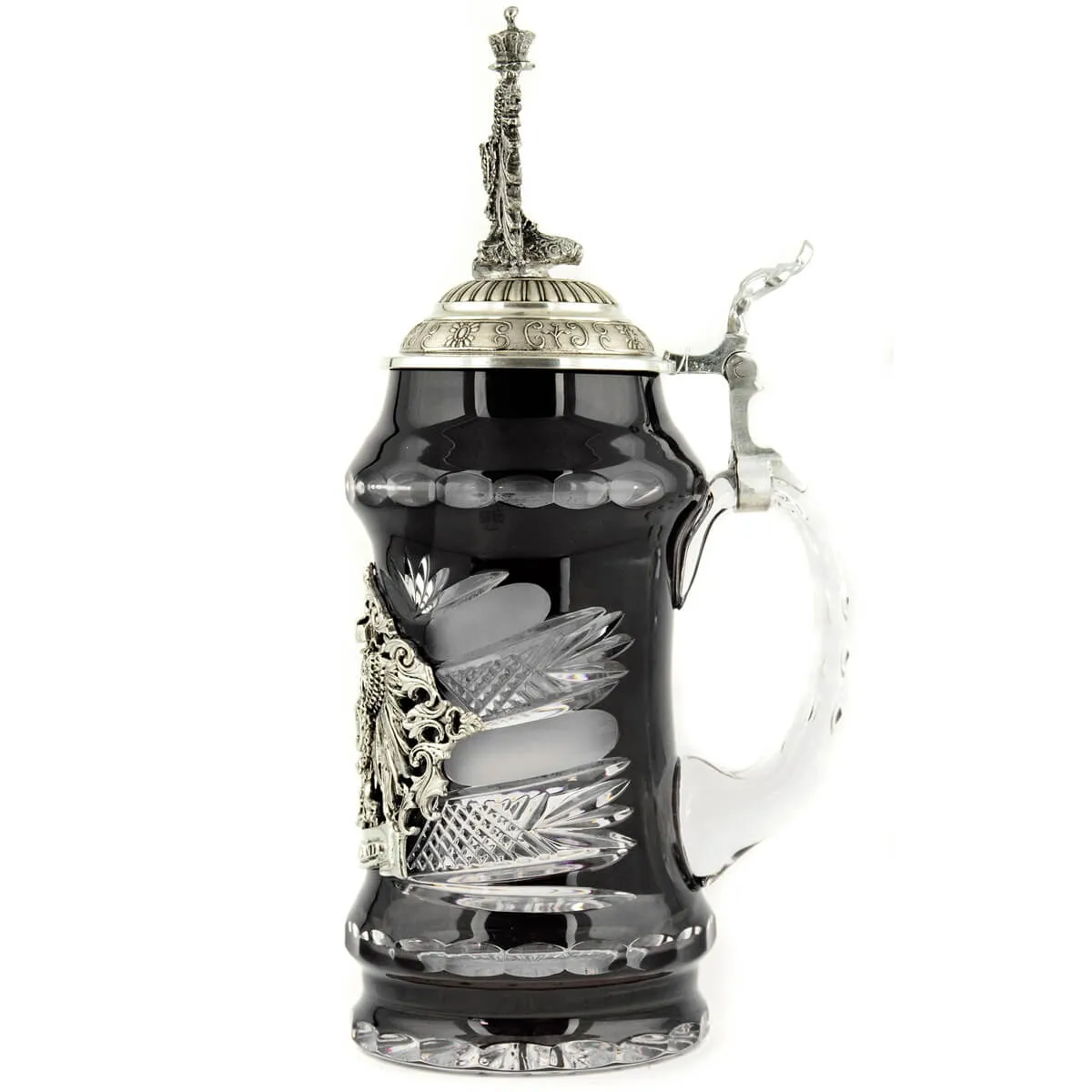 German Beer Stein - Lord of Crystal - Black .5L