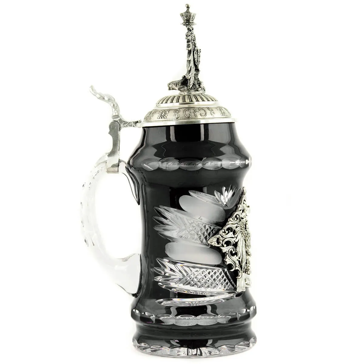 German Beer Stein - Lord of Crystal - Black .5L