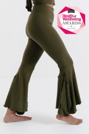 Go with the Flow Leggings- Olive