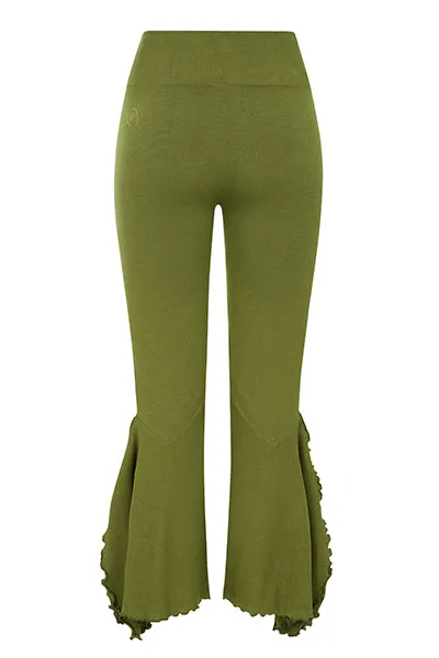 Go with the Flow Leggings- Olive