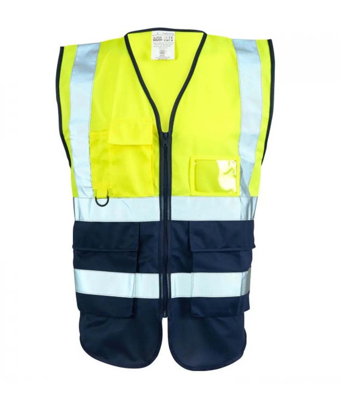 Hi Vis Yellow 2 Tone Executive Vest