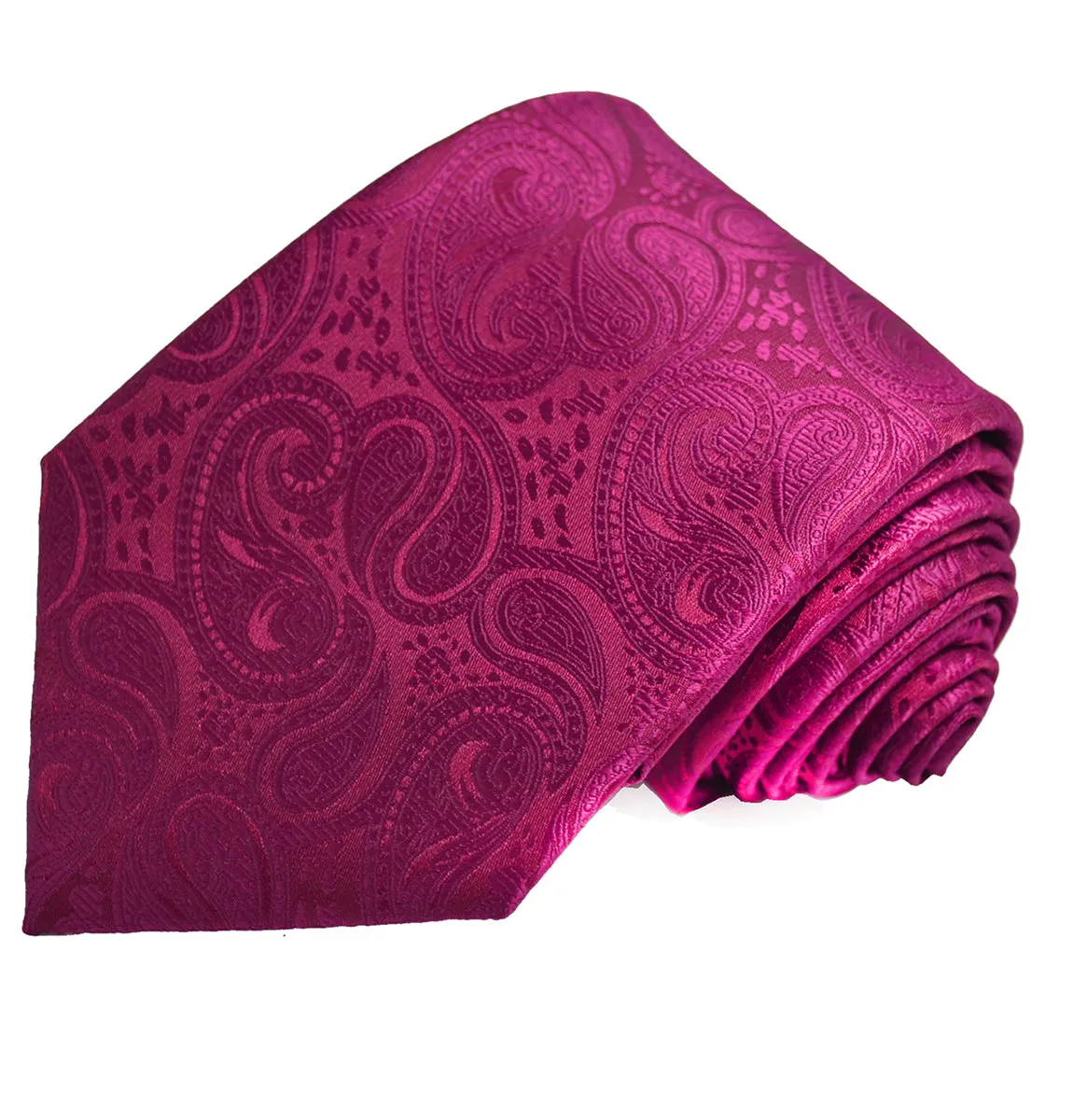 Hot Pink Paisley Tuxedo Vest Set