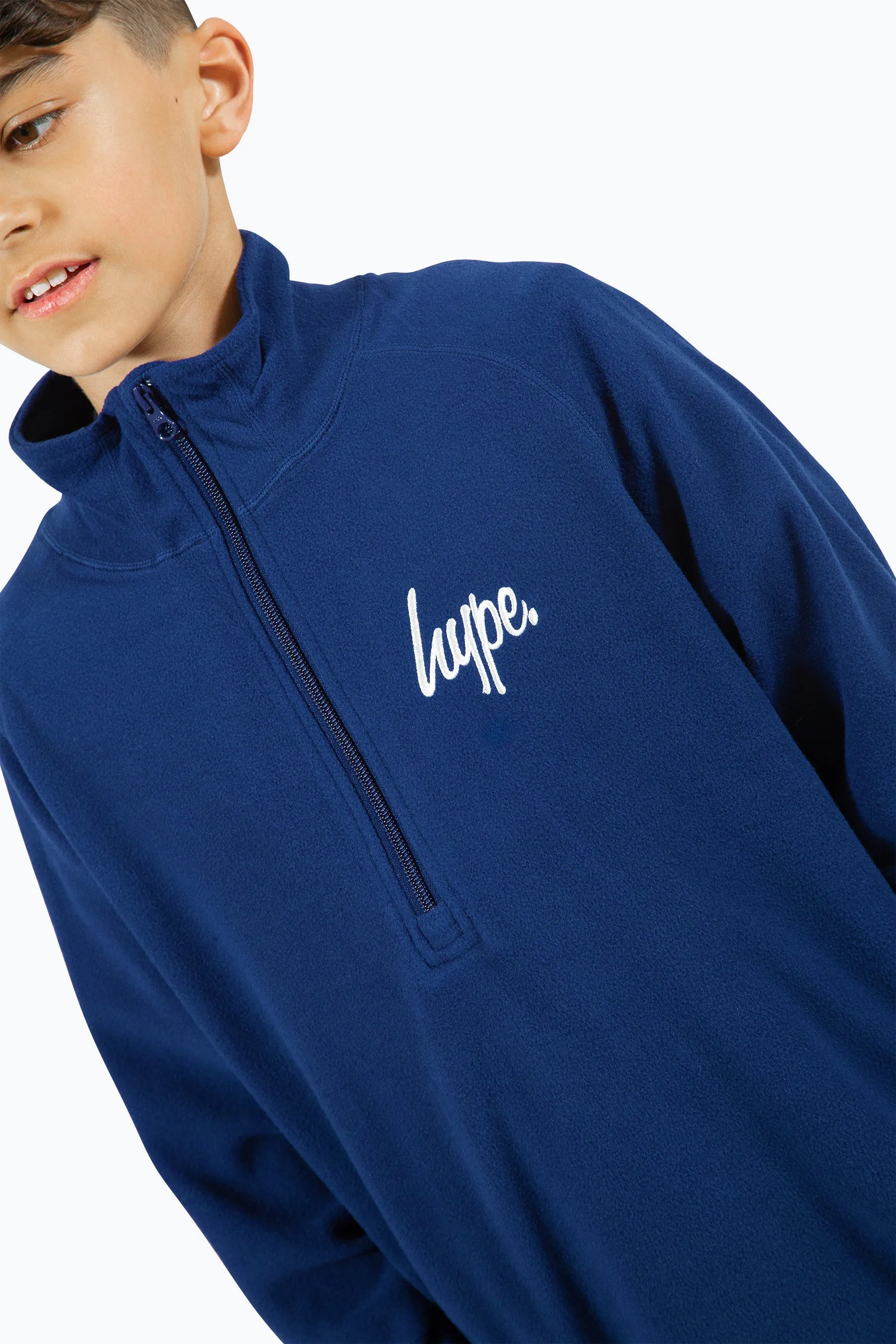 Hype Boys Navy Snow Fleece