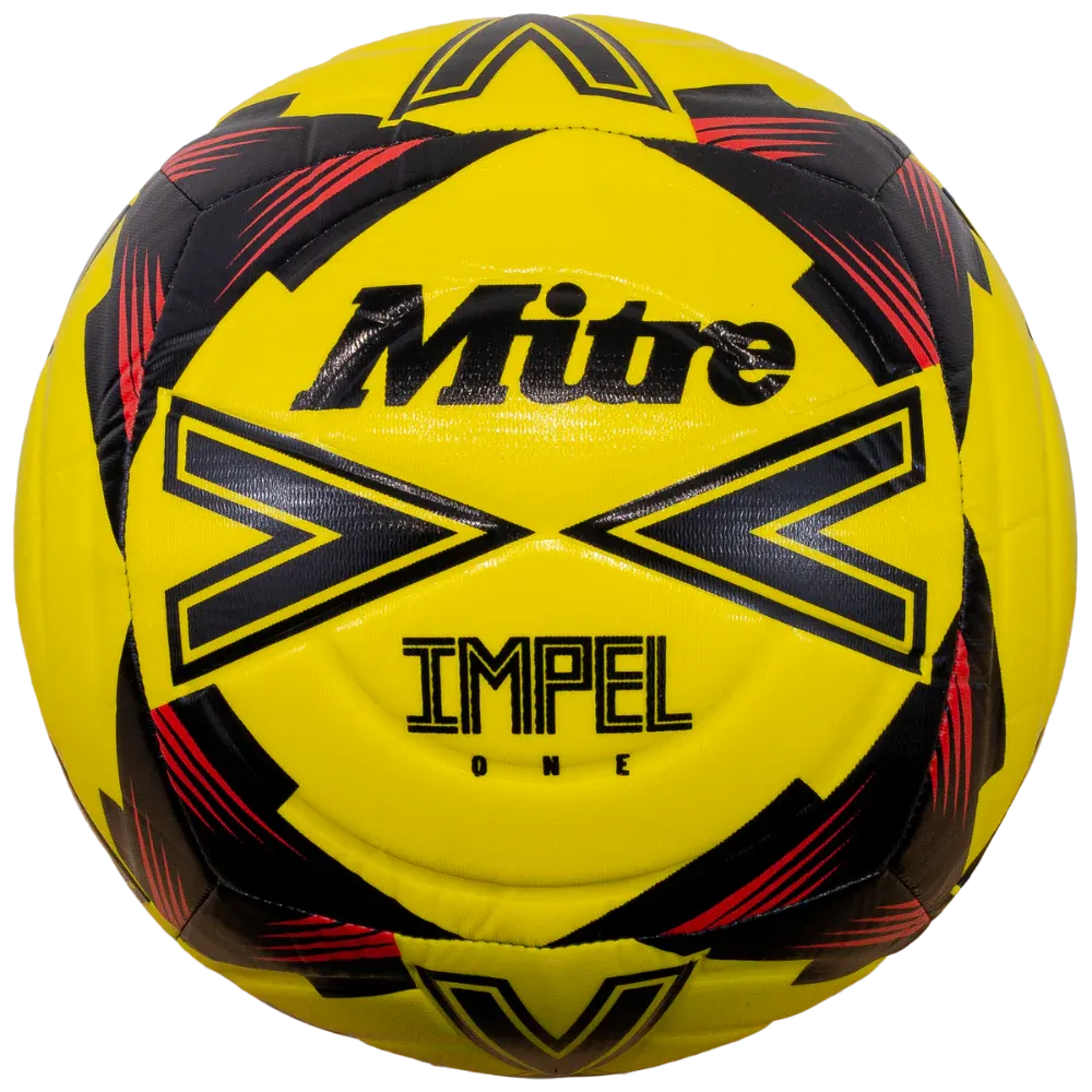 Impel One 24 Au Soccer Ball Fluro Yellow/Black