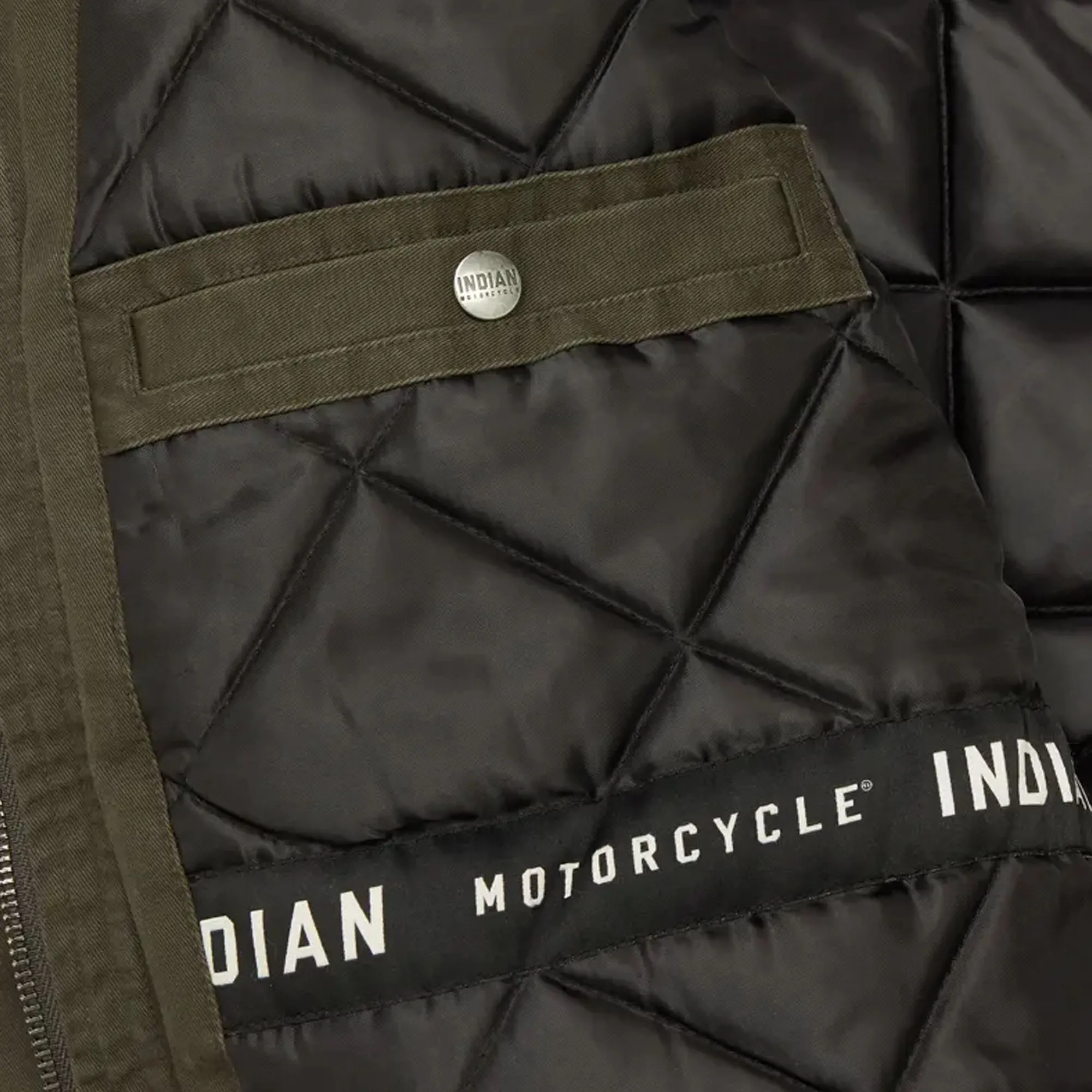 Indian Motorcycle Womens Bobbi Jacket Dark Green