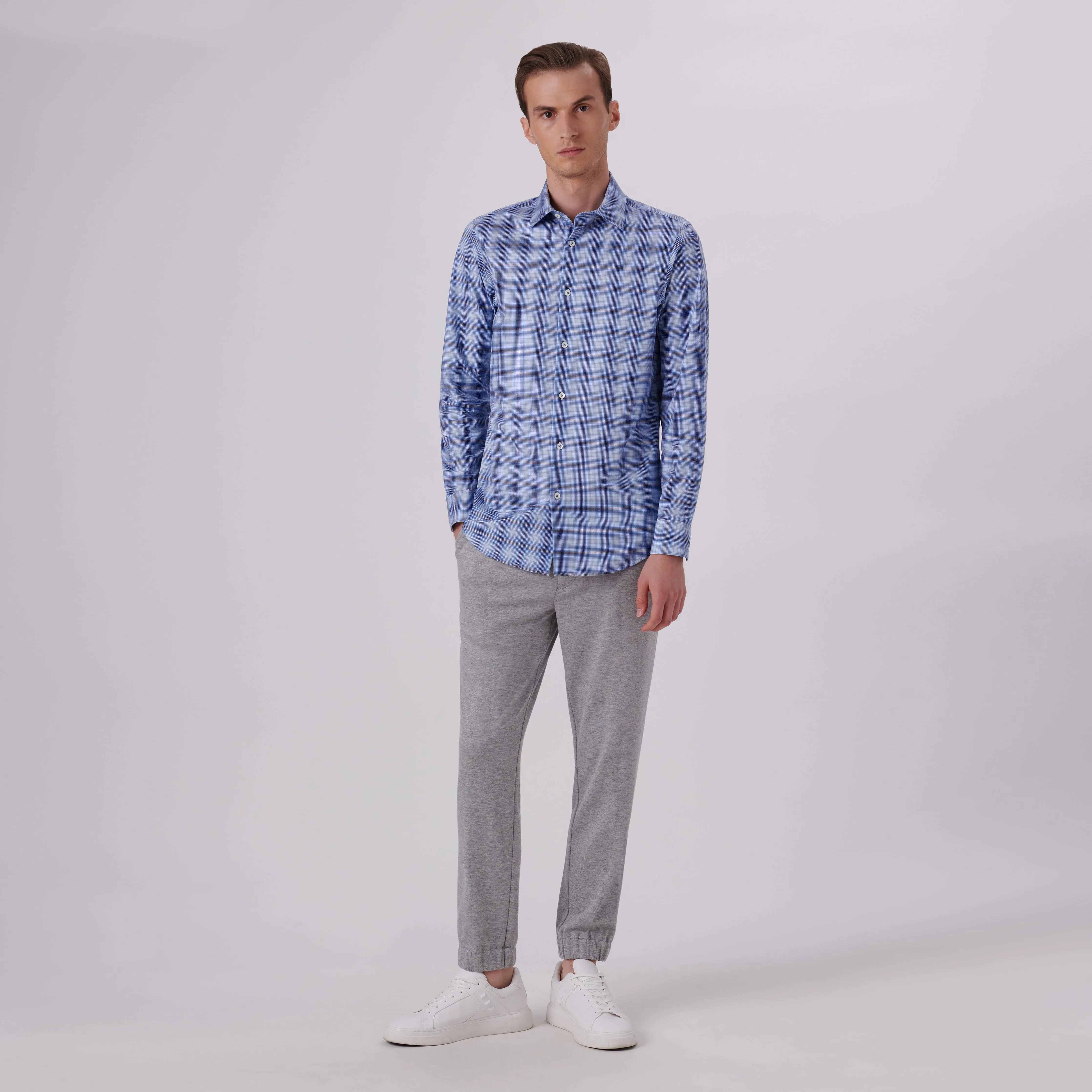 James Dupplin Check Print OoohCotton Shirt