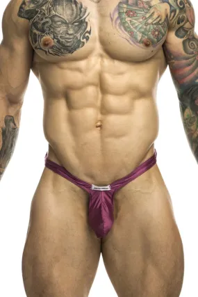 JUSTIN SIMON XSJBU02 Bulge Thongs Color Wine