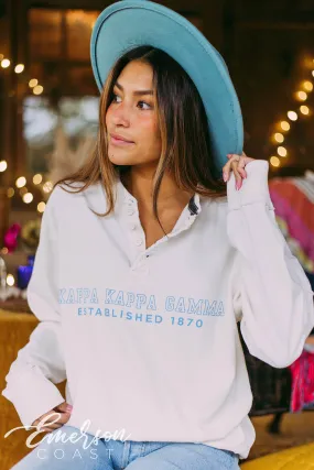 Kappa Kappa Gamma PR Long Sleeve Henley