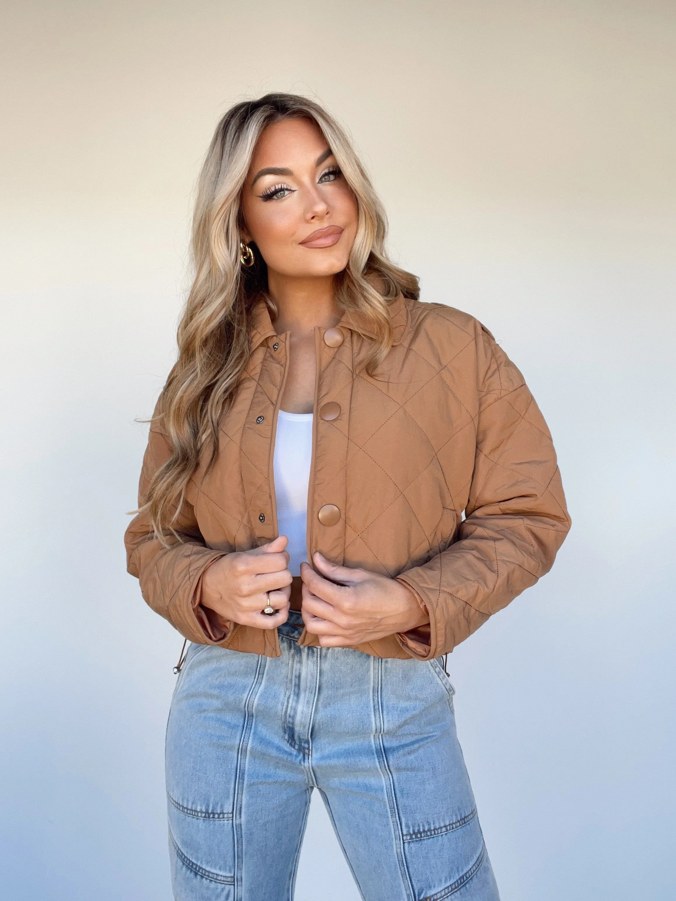 Latte Lush Quilted Jacket