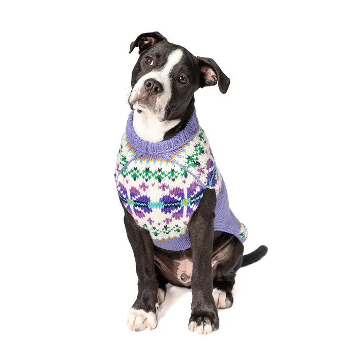 Lavender Flowers Dog Sweater