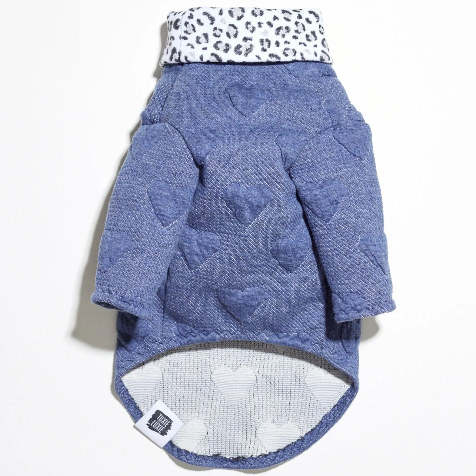 Lovie Doggie | Vintage Blue Doggie Turtleneck Top