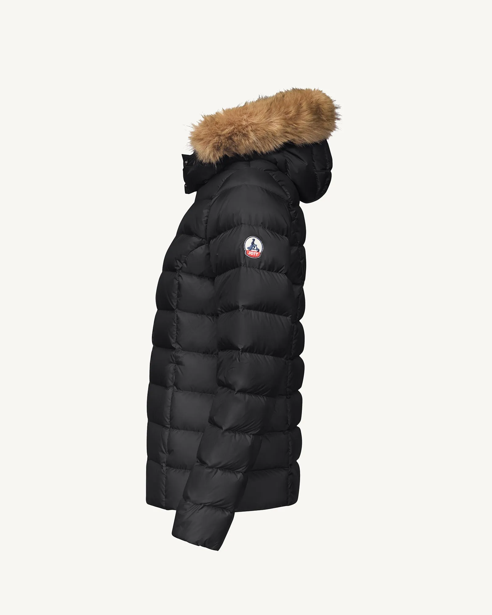 Luxe Extreme Cold hooded down jacket Black