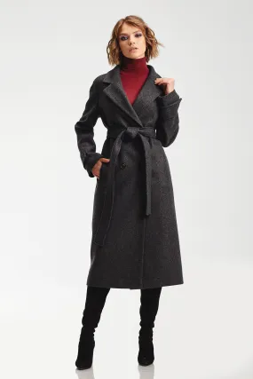 Macqueen Tailored Wool Blend Overcoat