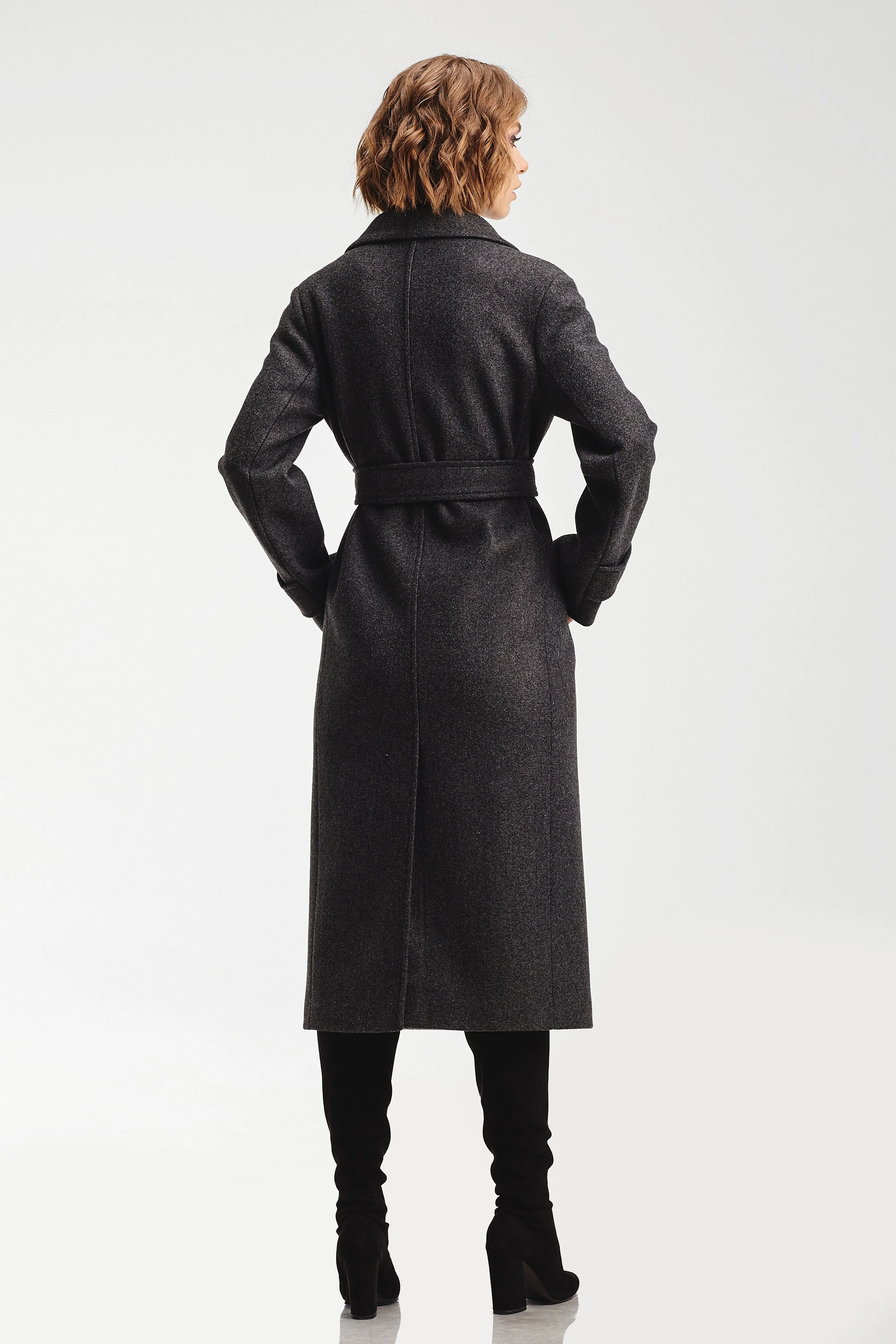 Macqueen Tailored Wool Blend Overcoat