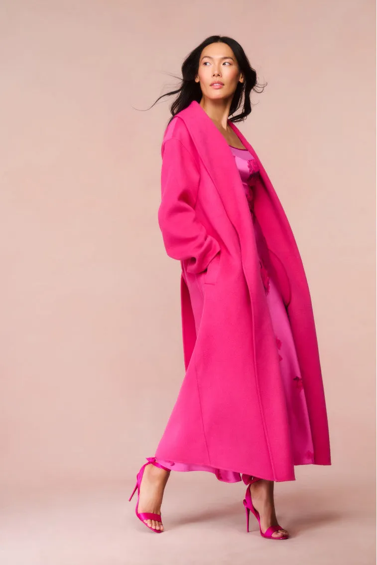 Mahika Wool-Cashmere Wrap Coat