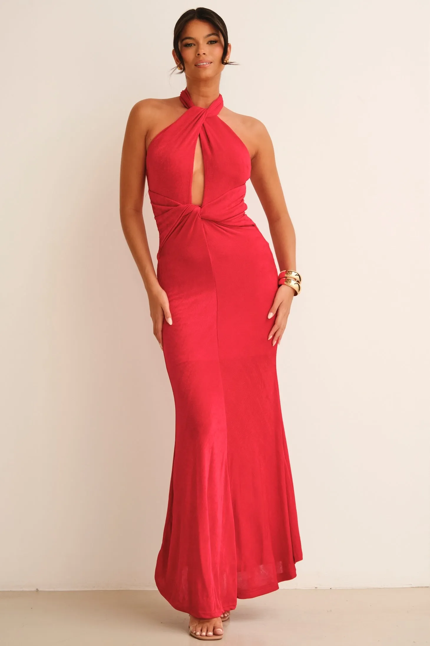 Malibu Maxi Dress Red