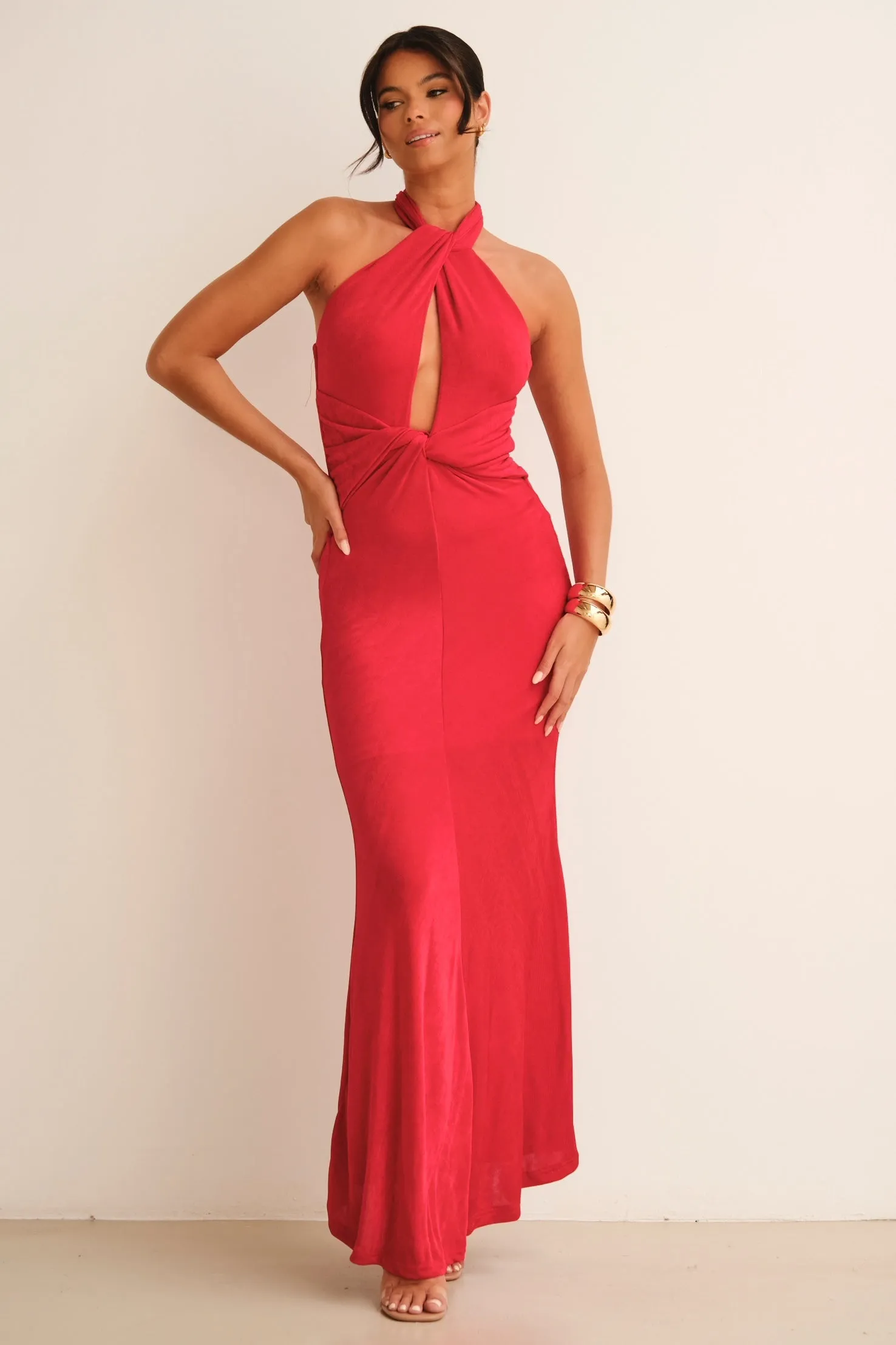 Malibu Maxi Dress Red