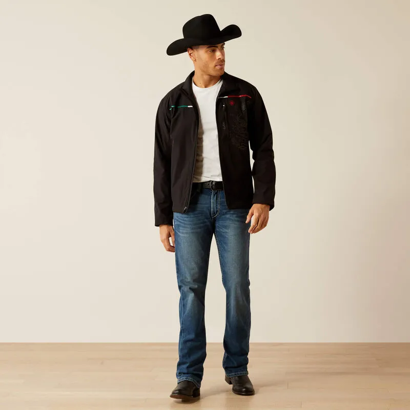 Men's Ariat Pioneer StretchShell Mexico Jacket #10054234