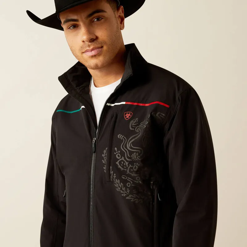 Men's Ariat Pioneer StretchShell Mexico Jacket #10054234