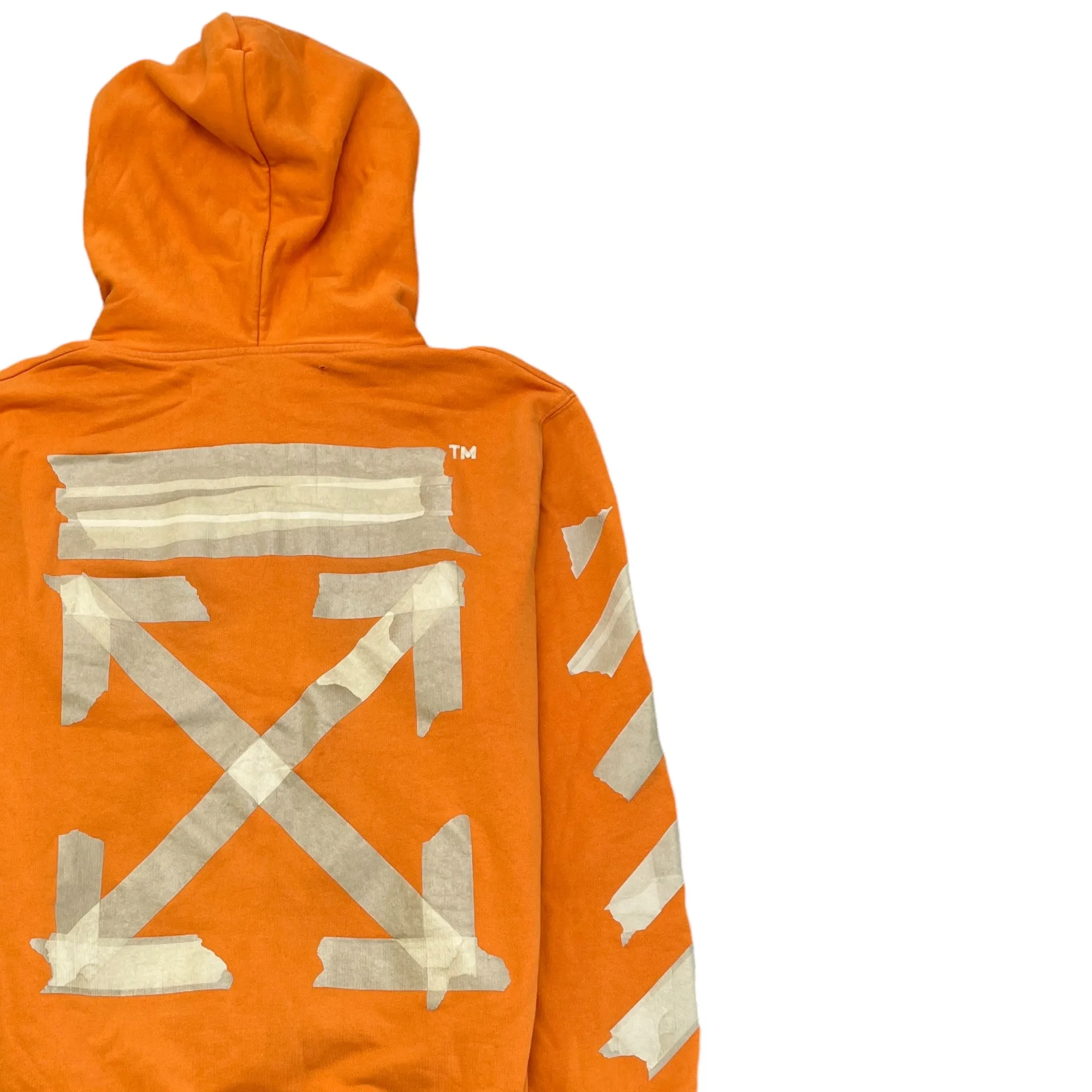 Men's Logo Hoodie Orange Size L