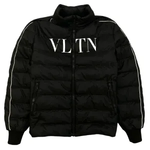 Men's Vltn Logo Down Jacket Black Size IT 50 / L