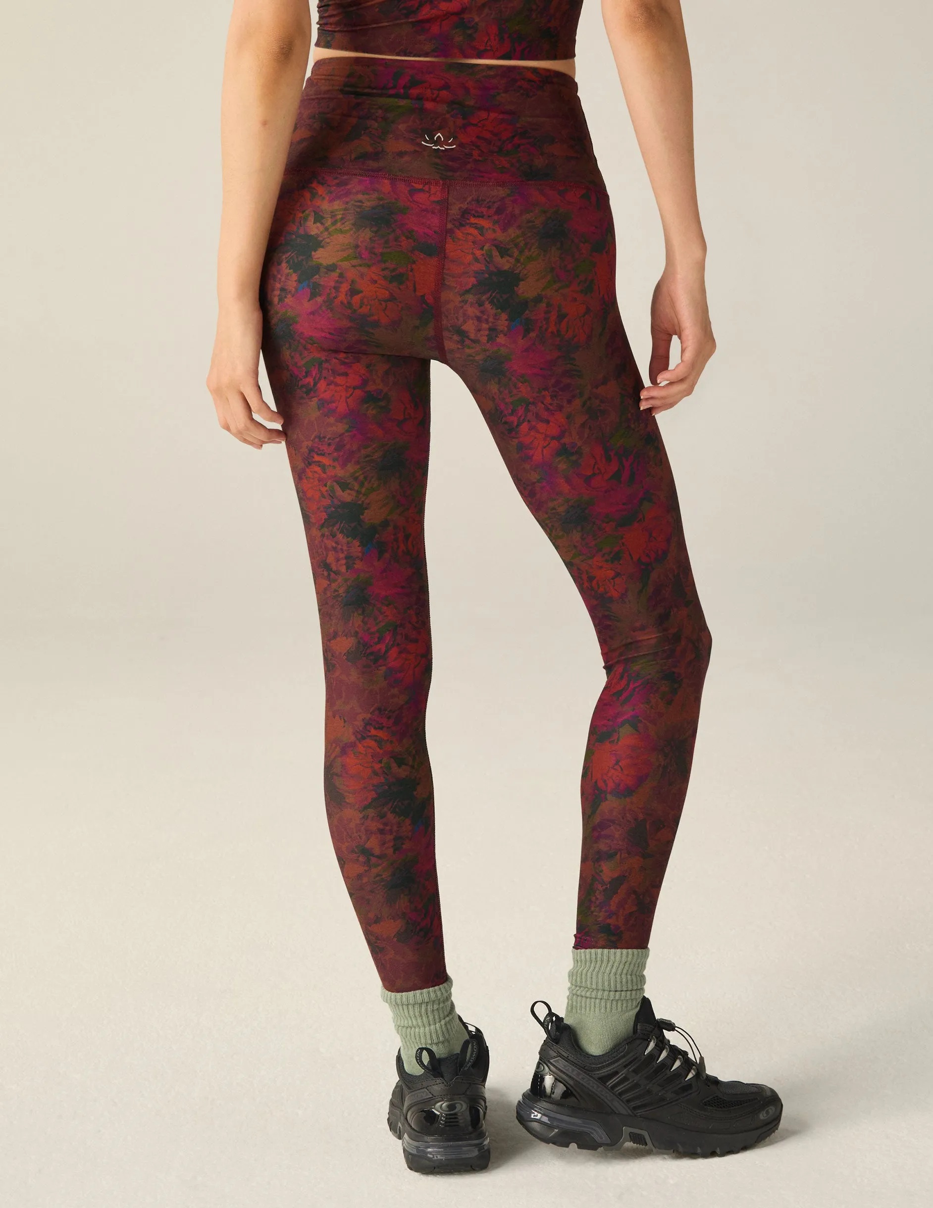 Midnight Floral SoftMark High Waisted Midi Legging