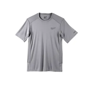 Milwaukee 414G-XL WORKSKIN Lightweight Performance Short Sleeve Shirt- Gray XL