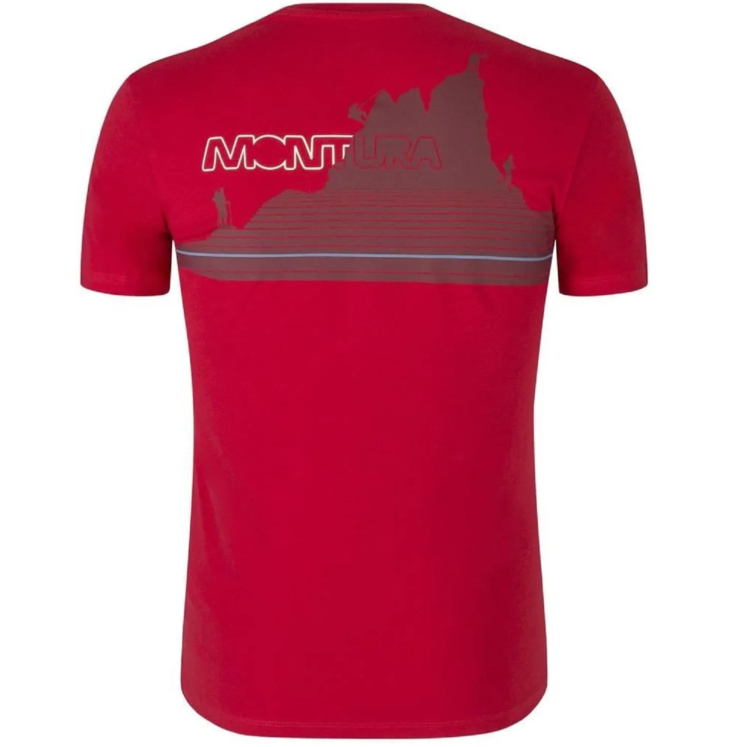 MONTURA T-SHIRT HEARTBEAT COTONE COL. ROSSO