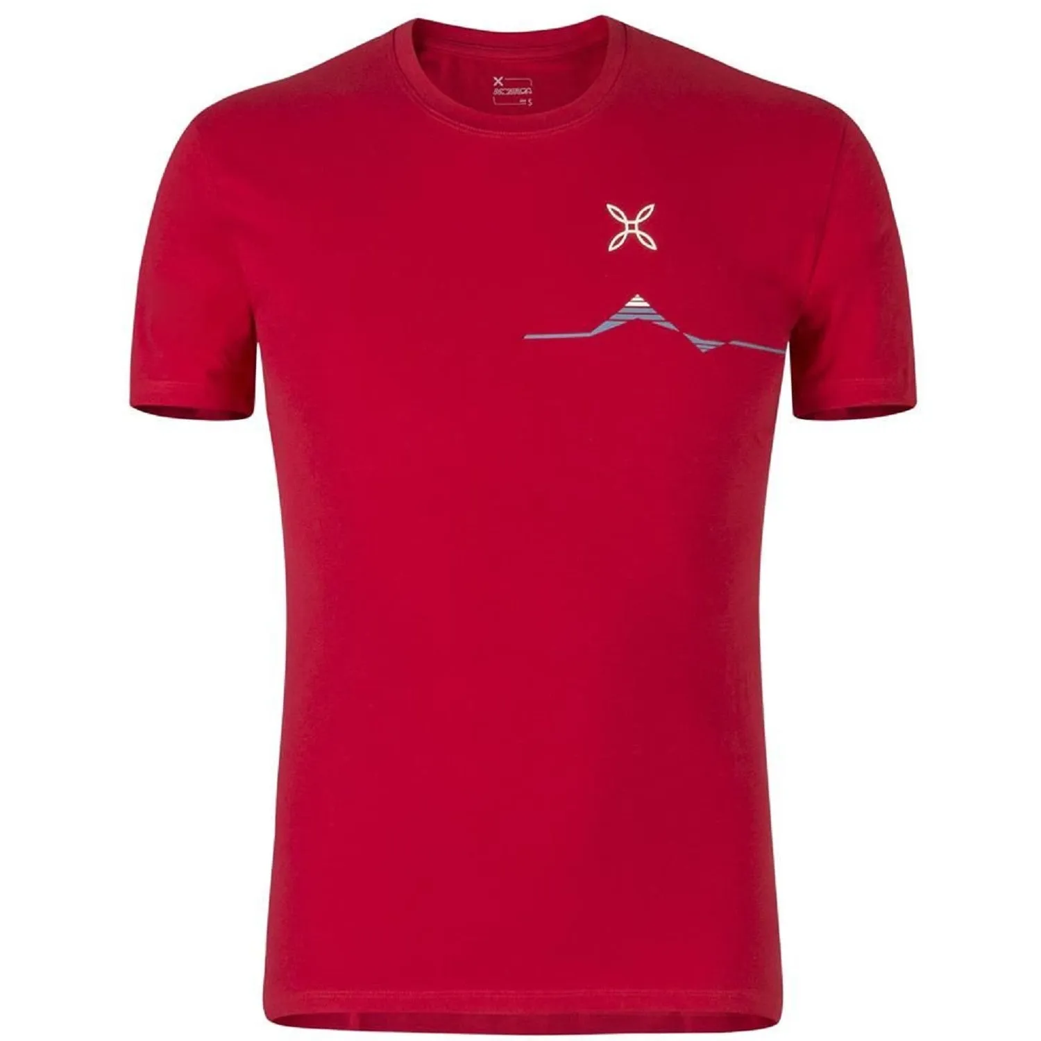 MONTURA T-SHIRT HEARTBEAT COTONE COL. ROSSO