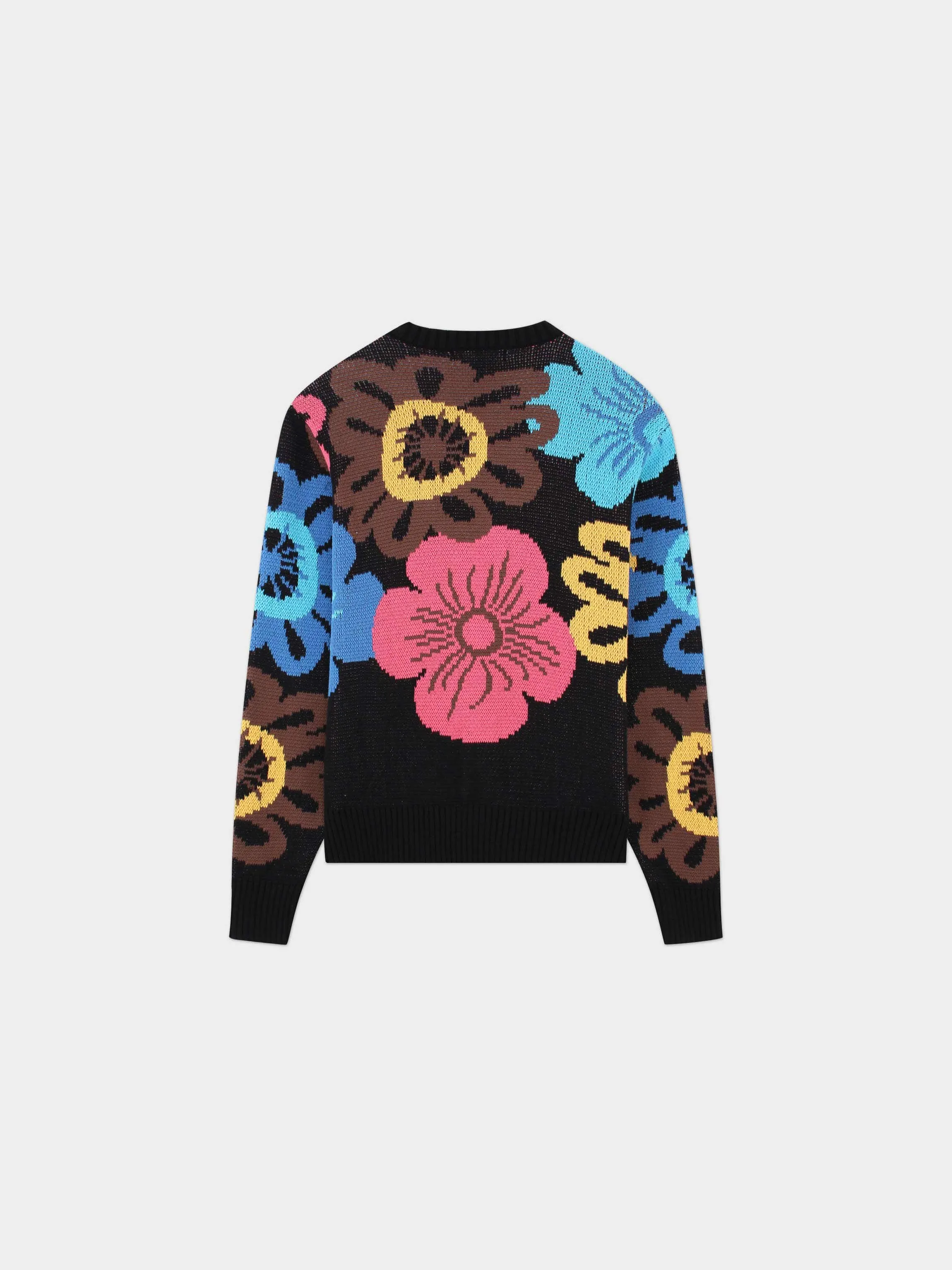 Motif Sweater-Bold Flower