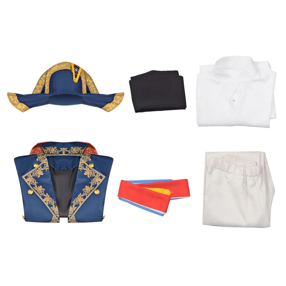 Napoleon 2023 Napoleon Blue Outfit Party Carnival Halloween Cosplay Costume