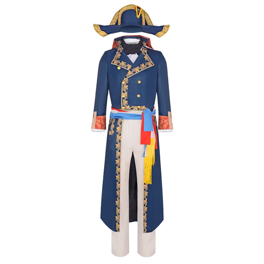 Napoleon 2023 Napoleon Blue Outfit Party Carnival Halloween Cosplay Costume