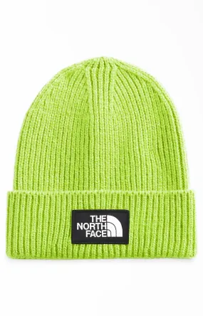 (NF0A3FJX8NT) TNF Logo Box Cuffed Beanie - LED Yellow