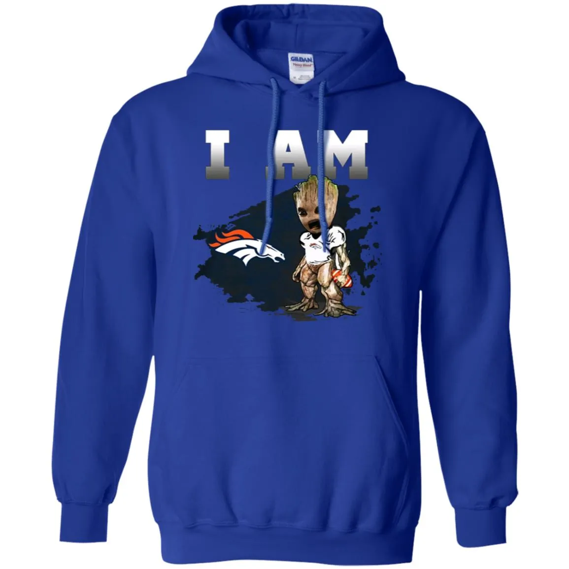 Nfl Denver Broncos I Am Groot T-shirt Pullover Hoodie Sweatshirt