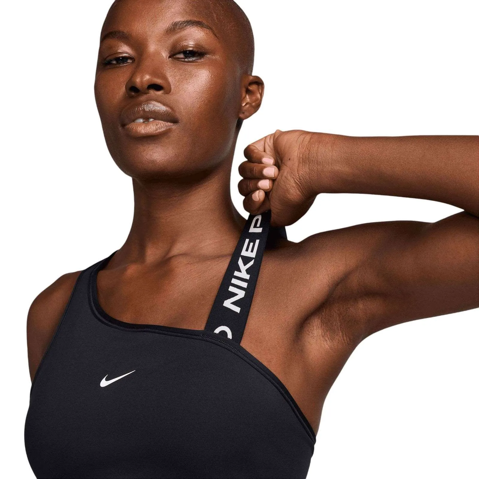 Nike Pro Swoosh Asymmetrical Womens Sports Bra