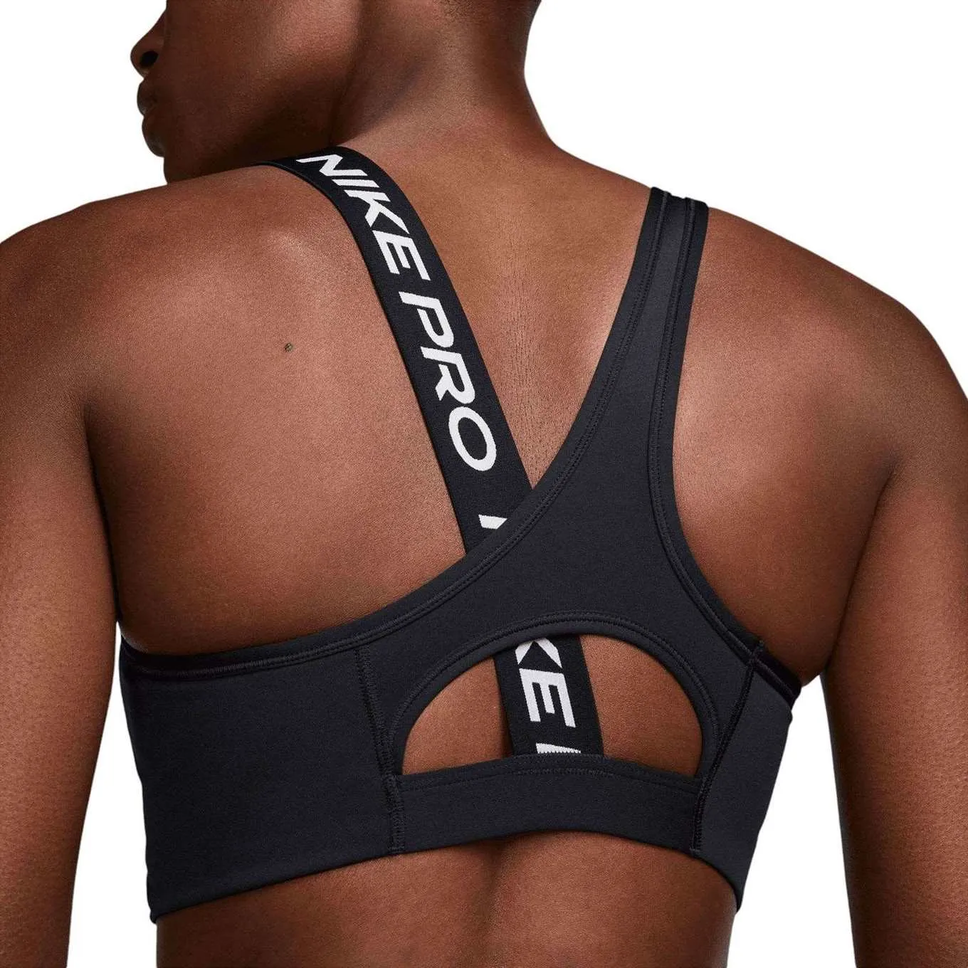 Nike Pro Swoosh Asymmetrical Womens Sports Bra