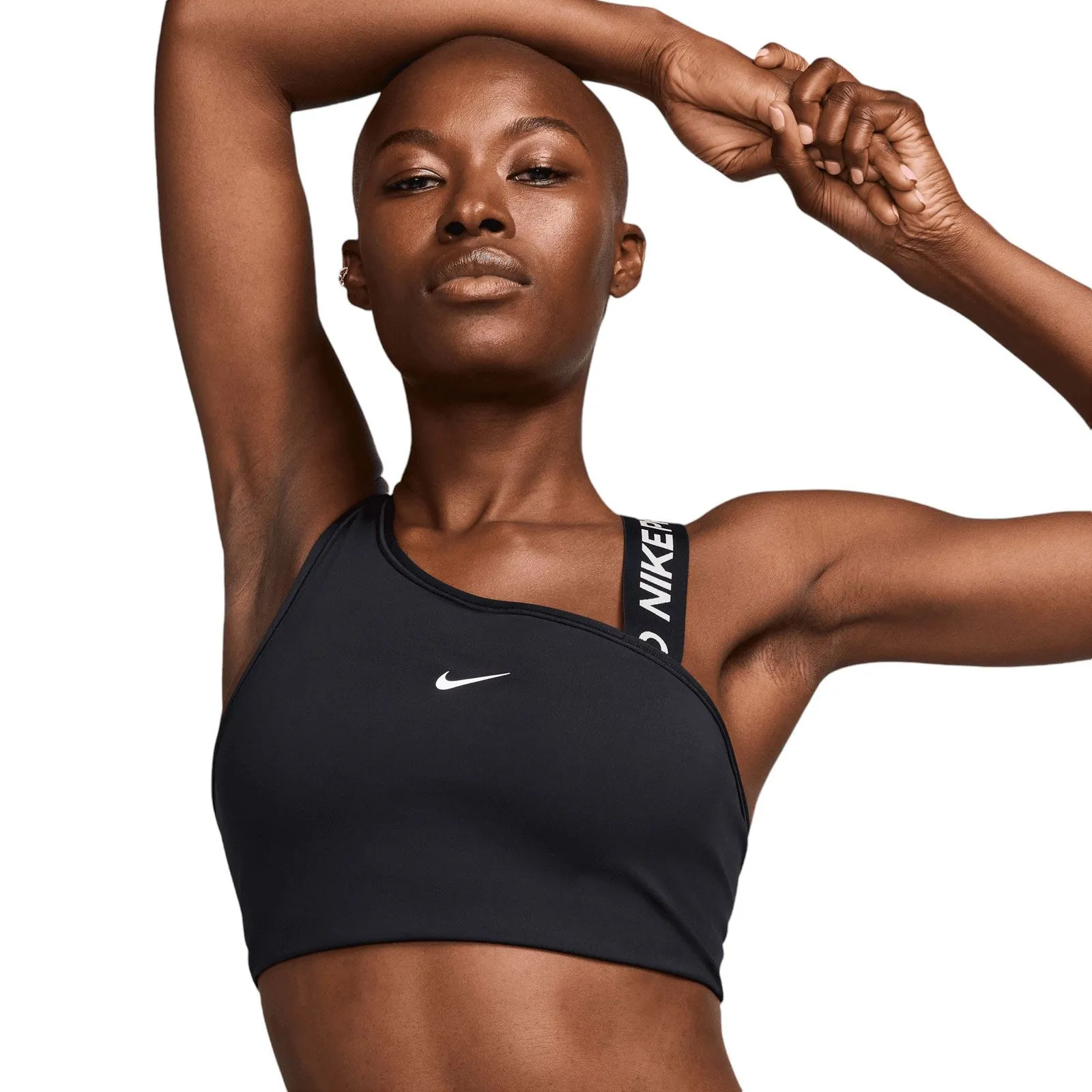 Nike Pro Swoosh Asymmetrical Womens Sports Bra