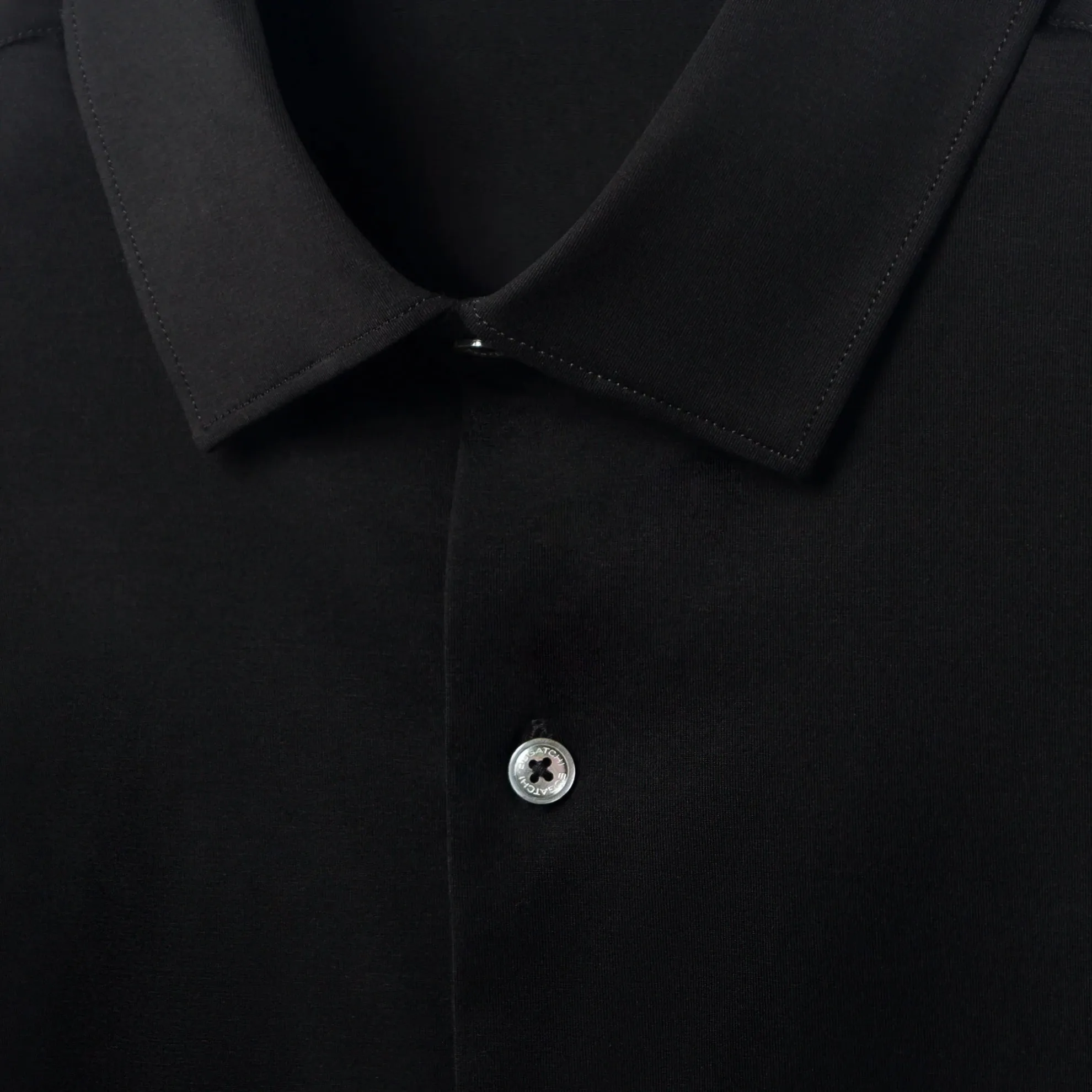 OOOHCOTTON® Tech Fabric Long Sleeve Shirt / Black