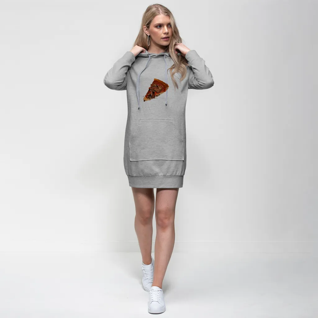 Pizza Premium Adult Hoodie Dress