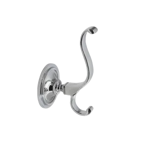 Plain Coat Hook in Bright Chrome