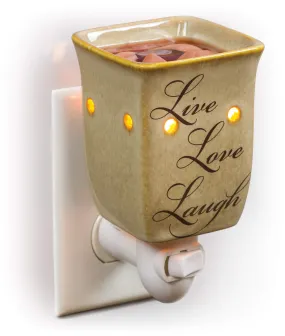 PlugIn Fragrance Wax Melt Warmers (Live Love Laugh)